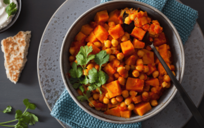 Slow Cooker Beans and Sweet Potato